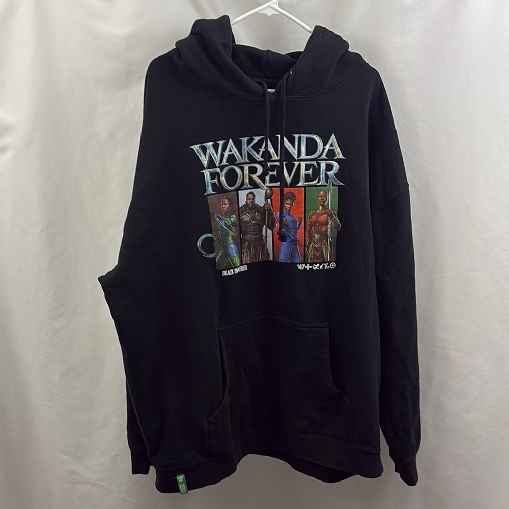 Black Panther Wakanda Forever LRG Hoodie XXXXL Mens Marvel Lifted Research Group - Picture 1 of 9